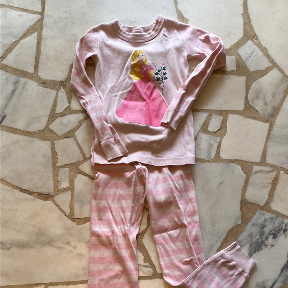 Hanna Anderson Disney Pink Princess Kids Pajamas